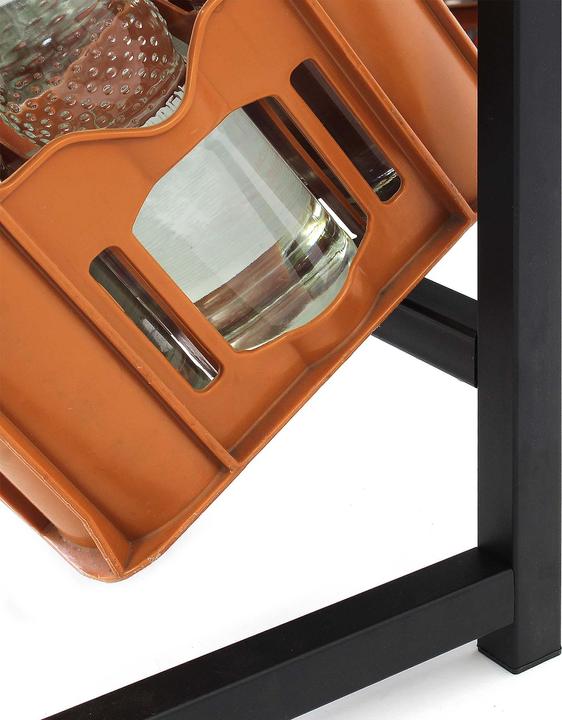 Actual product image Wiltec Toboli crate rack 3 crates Beverage crate rack Steel beverage rack