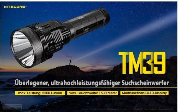 Produktbild Nitecore TM39 - 5200 Lumen (30 cm, 5200 lm)