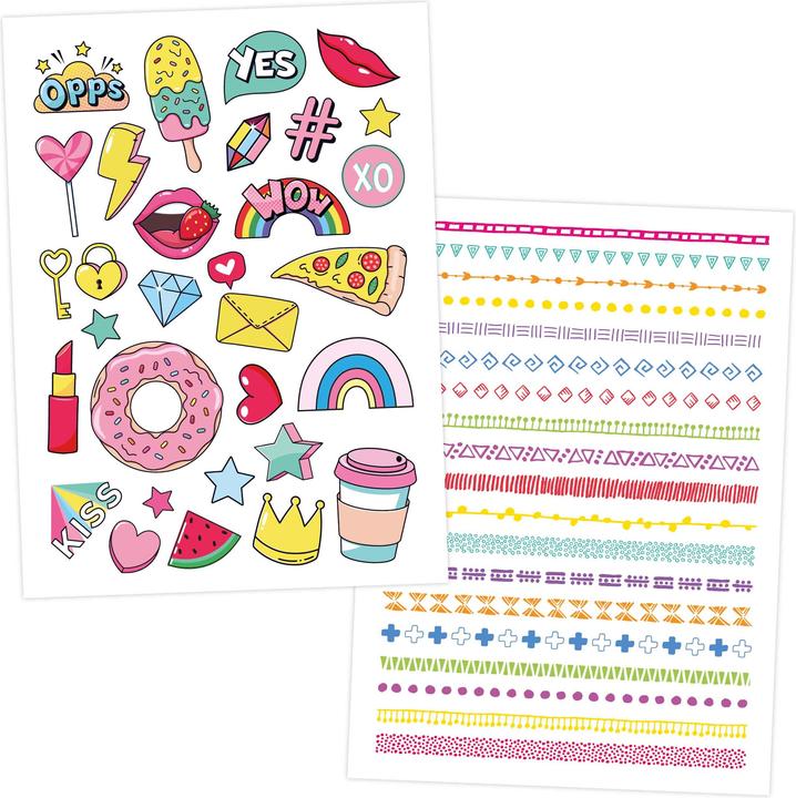 Produktbild Papierdrachen Metallic Tattoo Set 1 - Summerjam