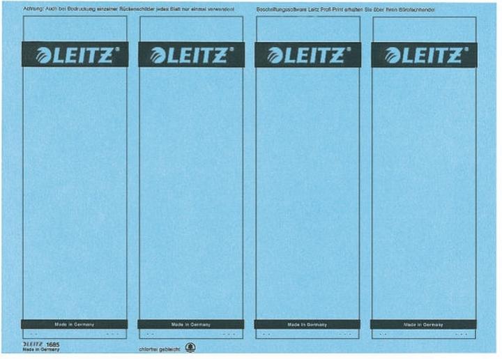 Produktbild Leitz PC-beschriftbare Rückenschilder für Qualitäts-Ordner 180°