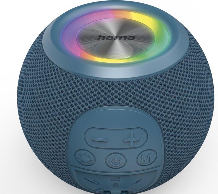 Actual product image Hama Ball Shape Speaker (10 h, Rechargeable battery operated)