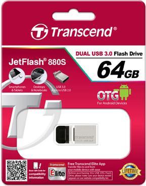 Image du produit Transcend JetFlash 880 (64 Go)