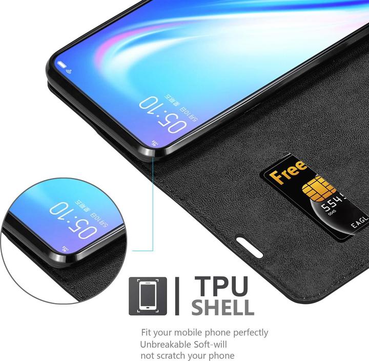 Produktbild Cadorabo Book Invisible Magnet Cover (Vivo S1)