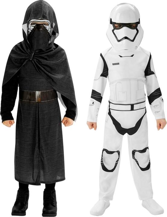 Produktbild Rubies Star Wars Kylo Ren & Stormtrooper Doppelpack Kostüm für Kinder (122, 128)