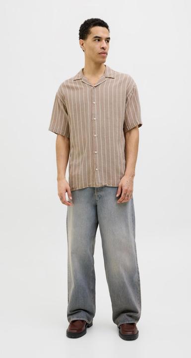 Produktbild Jack & Jones Jjeenzo Stripe Resort Shirt Ss Sn (XL)