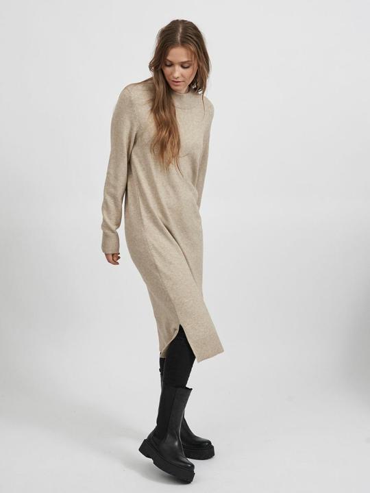 Actual product image Vila Long Sleeve Scoop Neck Midi Dress (XL)