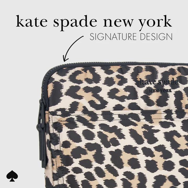 Image du produit Kate Spade Manchon tampon - Pokrowiec MacBook Pro 14" / Notebook 14" (Classic Leopard) (14")