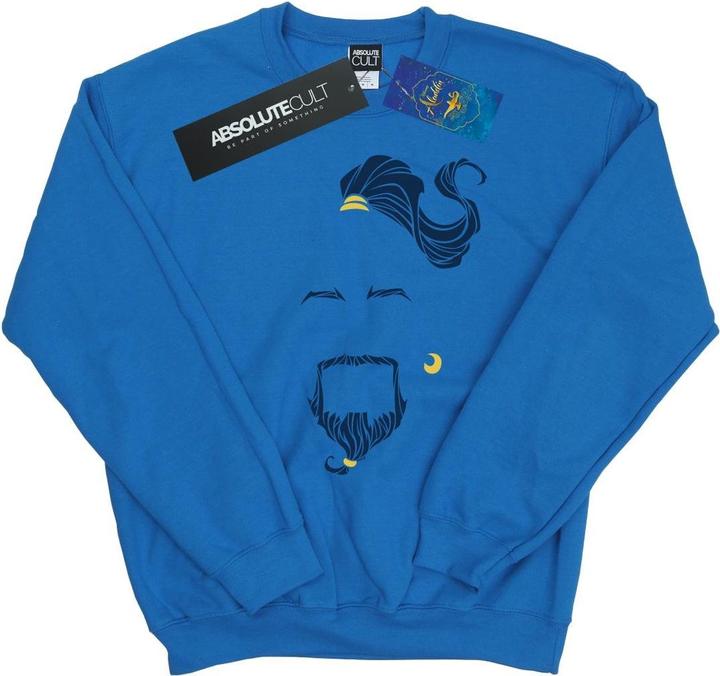 Disney Aladdin Movie Genie Blue Face Sweatshirt