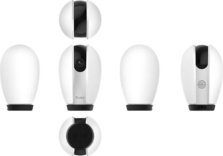 Produktbild 7links WLAN-Überwachungskamera mit 2 K, IR-Nachtsicht, Objektverfolgung, App (2304 x 1296 Pixels)