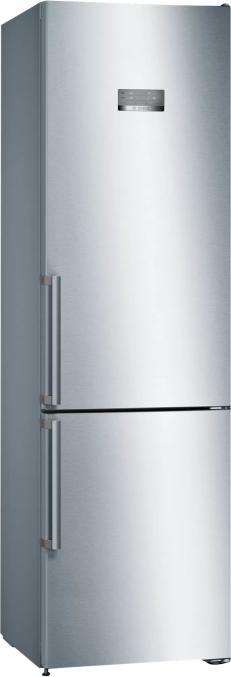 Actual product image Bosch Hausgeräte Series 4 KGN397IEQ Fridge Freezer Freestanding 368 l E Stainless steel (368 l)