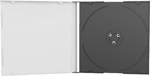 Image du produit MediaRange Pochette vide CD pour 1 disque tray noir