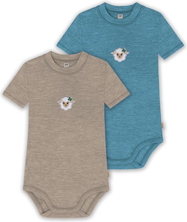 Beige/Bleu
