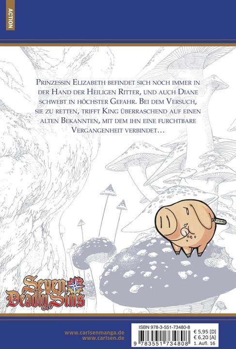Produktbild Seven Deadly Sins, Band 10 (Deutsch, Suzuki Nakaba, 2016)