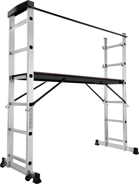 Produktbild tectake Mehrzweckleiter (Plattformleiter, 160 cm)