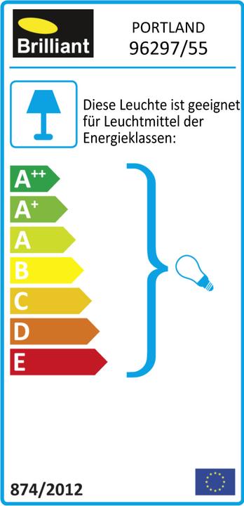 Energy Label Brilliant Portland (E27)
