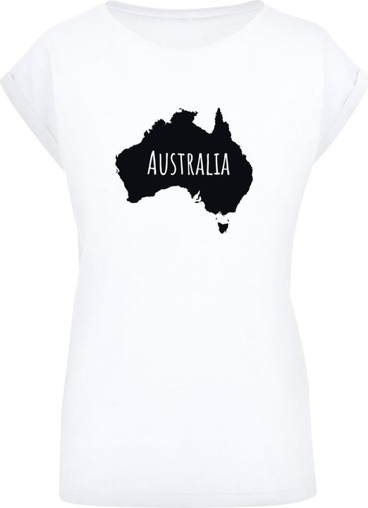 Actual product image Merchcode Ladies Australia Extended Shoulder Tee - 113109 (L)