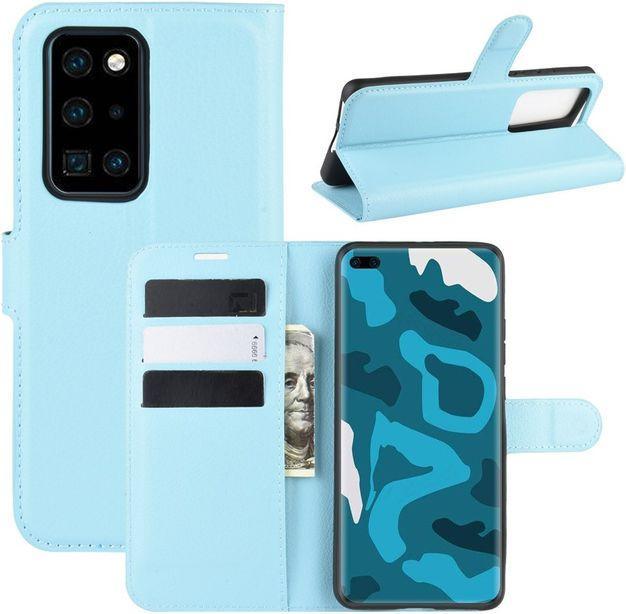 Actual product image MU Classic Litchi Leather Bookcover Series (Huawei P40 Pro+)