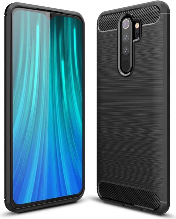Produktbild Cover-Discount Silikon Gummi Case Metall Carbon Look