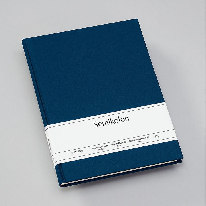 Actual product image Semikolon Classic (B5, Plain, Hardcover)