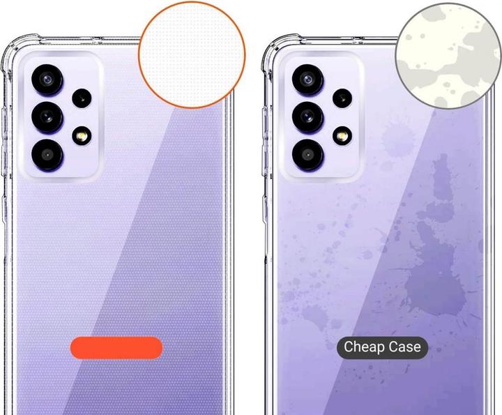 Produktbild Screenguard Samsung Galaxy A72 Hülle Crystal Soft Airbag Bumper (Samsung Galaxy A72)