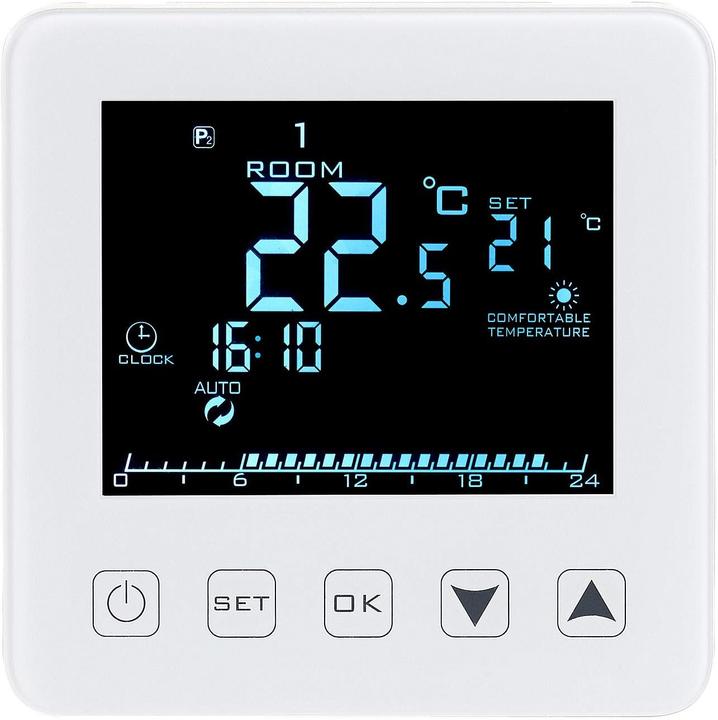 Actual product image Revolt Programmierbares Wandthermostat für Fussbodenheizungen