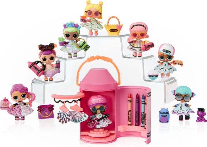 Produktbild MGA L.O.L. Surprise! Loves CRAYOLA Color Me Studio Asst in PDQ