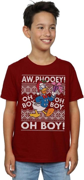 Image du produit Disney - T-shirt DONALD DUCK CHRISTMAS FAIR ISLE - Garçon (152, 158)