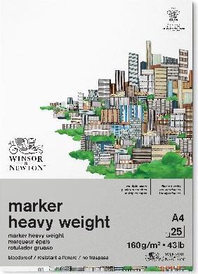 Image du produit Winsor & Newton Papier blanchi A4, 160g, 25 pages (160 g/m², 25 x, A4)