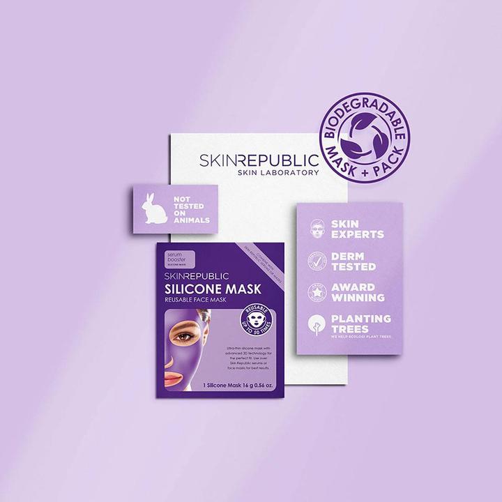Actual product image Skin Republic silicone mask