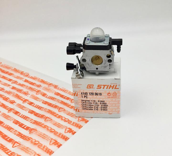 Produktbild Stihl Original Vergaser C1Q-S186D FS38 FS45 FS46 FS55 HL45 KM55 FC55, 41401200619
