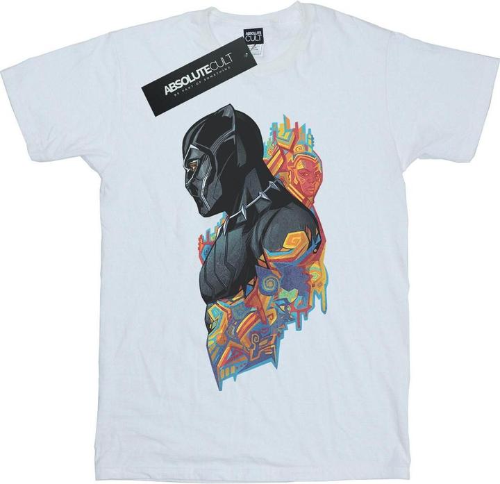 Jungen Black Panther Profil TShirt