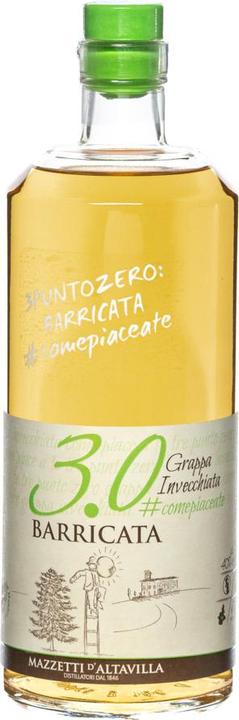 Immagine prodotto Mazzetti d'Altavilla Grappa Barricata Invecchiata &quot3.0&quot 1l 40%