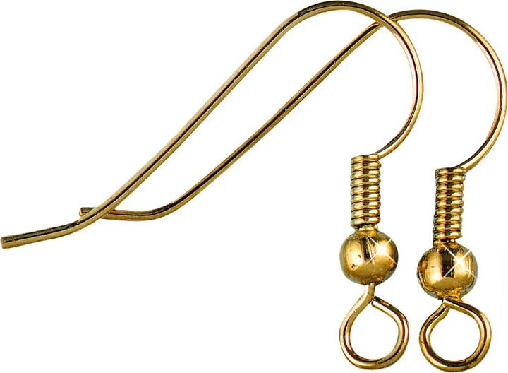 Efco Ohrhaken mit Feder, 10 Stück (Metall)