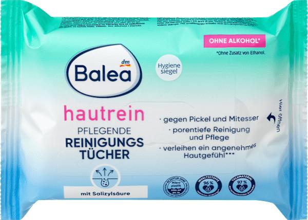 Actual product image dm Balea Nourishing cleansing wipes Skin clean (Facial cleansing wipes)