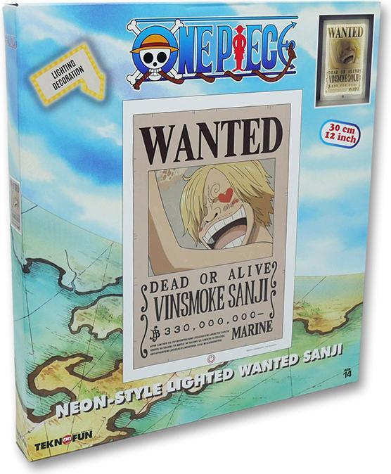 Image du produit Teknofun ONE PIECE - Sanji - Neon Mural Led - 30 cm