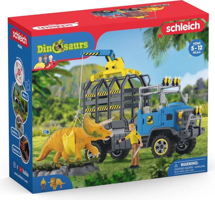 Image du produit Schleich Mission camion dinosaure