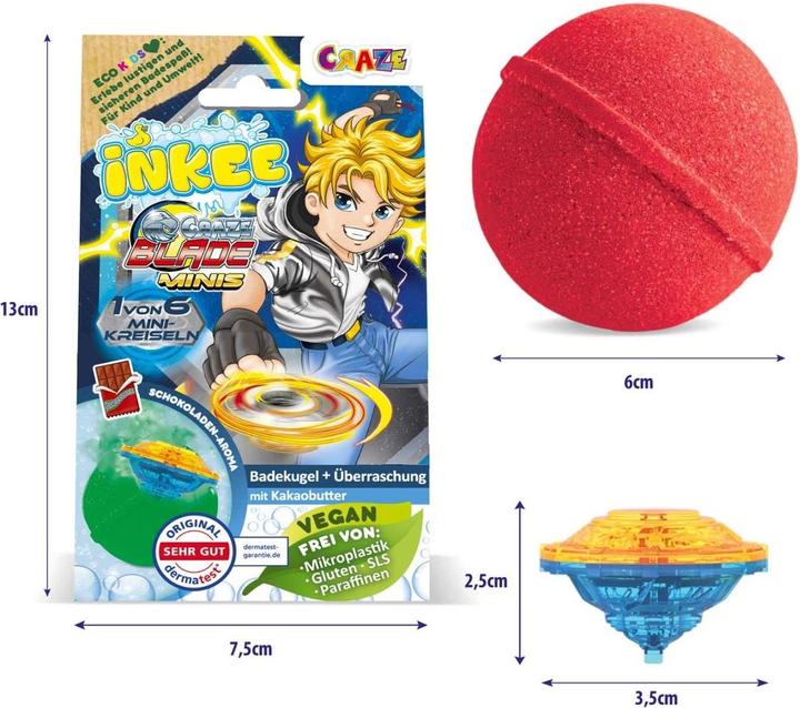 Actual product image Craze Inkee Blade surprise bathing ball (Bath bombs)