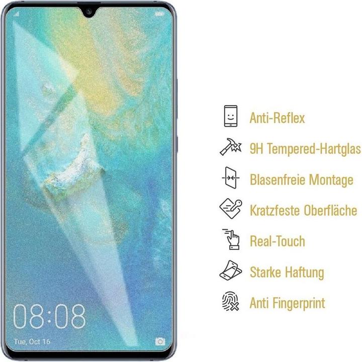 Produktbild Protectorking 2x Echtes Tempered 9H Panzerhartglas Matt Entspiegelt (2 Stück, Huawei Mate 20 X)