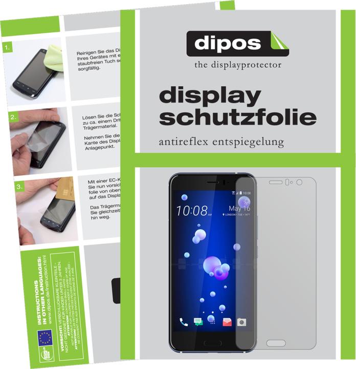 Produktbild Dipos Displayschutzfolie Antireflex (2 Stück, HTC U11)