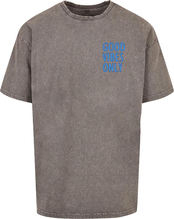 Image du produit Merchcode Good Vibes Only Acid Washed Heavy Oversized Tee - 112857 (3XL)