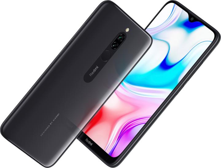 Produktbild Xiaomi Redmi 8 (64 GB, Black, 6.22", Dual SIM + SD, 12 Mpx, 4G)