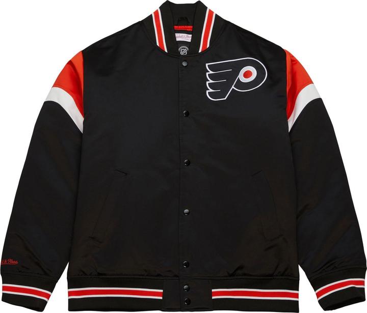 Mitchell & Ness M&N Heavyweight Satin Jacke NHL Philadelphia Flyers - XXL (XXL)