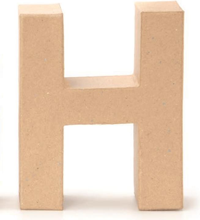 Actual product image Glorex Cardboard letter H 17,5X5,5cm