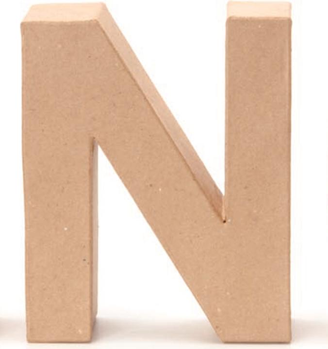 Glorex Cardboard letter N 17,5X5,5cm
