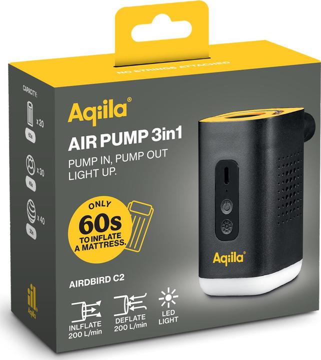 Actual product image Aqiila Airbird C2 - Air pump 3in1