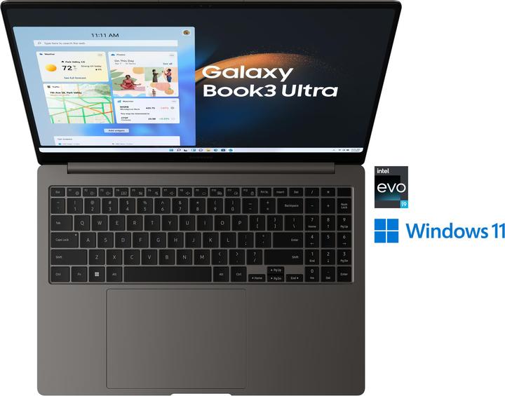 Image du produit Samsung Galaxy Book3 Ultra (16", Intel Core i9-13900H, 16 Go, 1000 Go, DE)