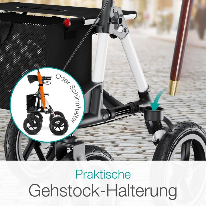 Image du produit Aktivshop Rollator d'extérieur à pneus gonflables Confort