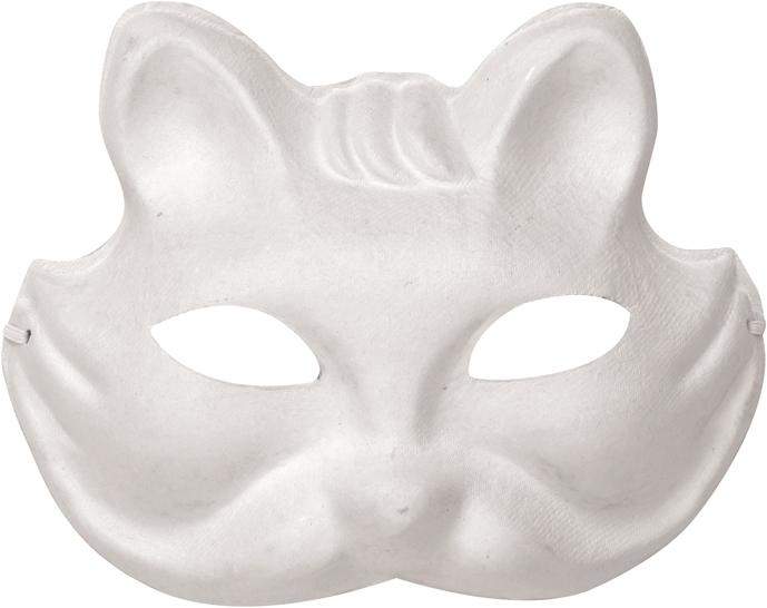 Actual product image Glorex Cardboard mask cat 22x17cm 1pc