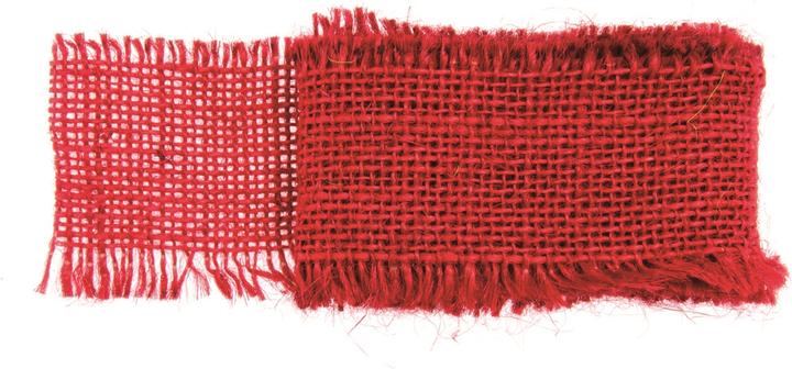 Produktbild Glorex Juteband rot 40mm 1m