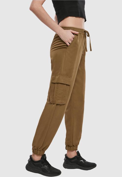 Actual product image Urban Classics Ladies Viscose Twill Cargo Pants (M)